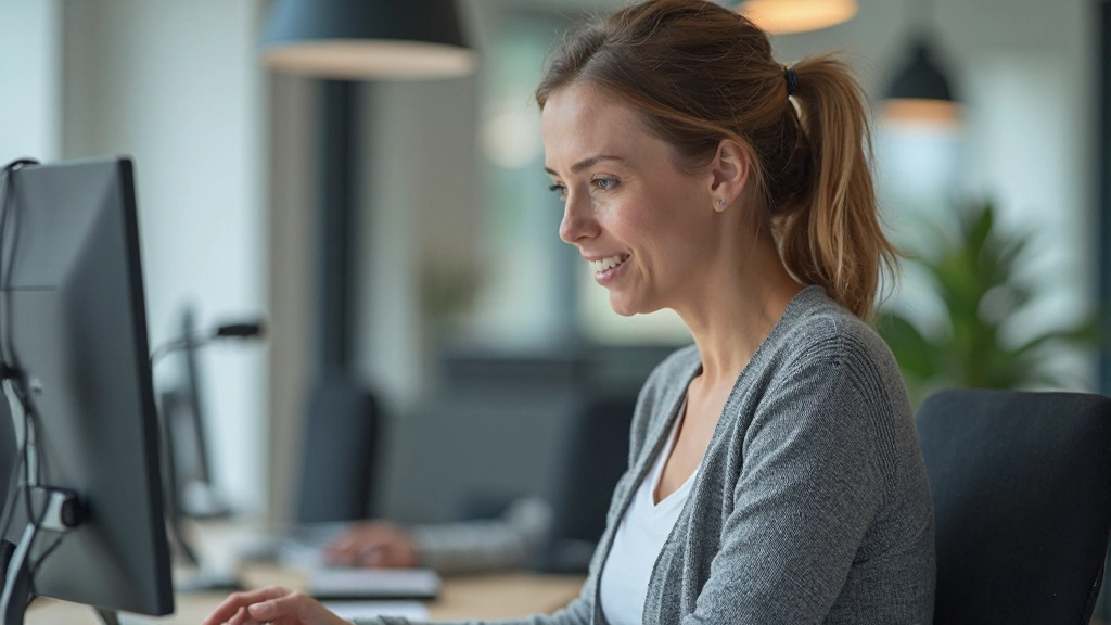 E-mailbericht met goed gestructureerde paragrafen en duidelijke formattering op computerscherm