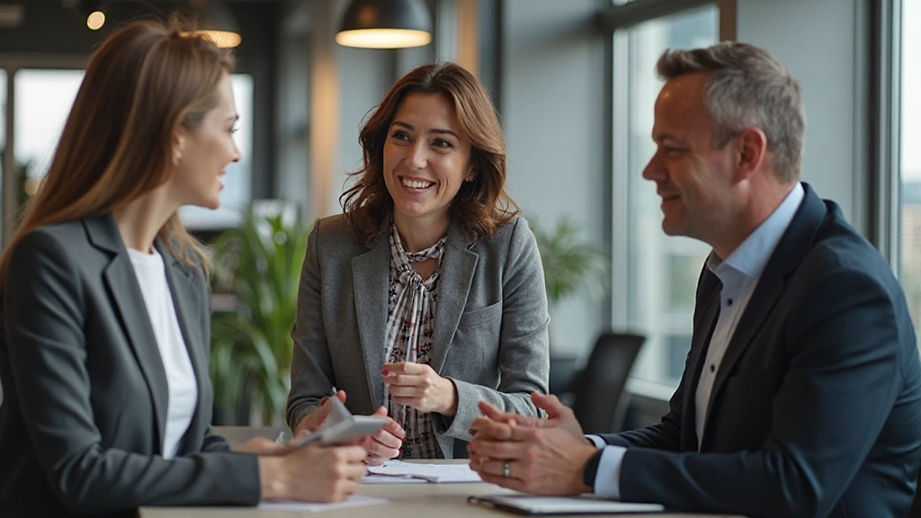 Professionele werkomgeving met samenwerking